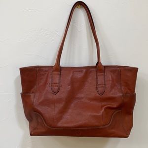 Frye leather tote bag